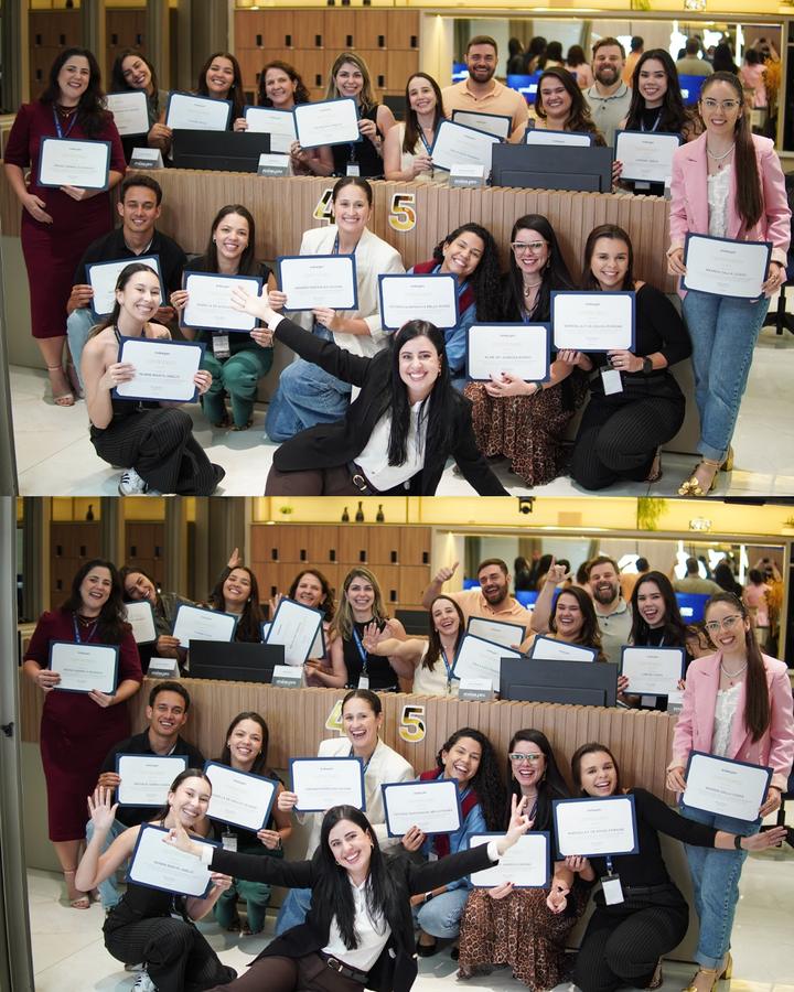 Turma presencial do RESINA.PRO com certificados